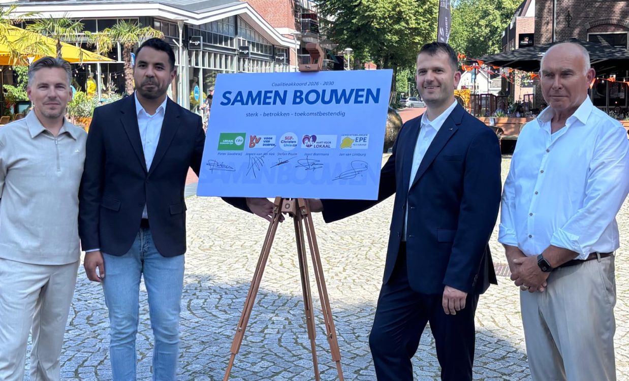 Midden in Epe presenteerden wij het coalitieakkoord