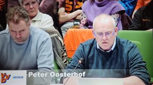 Peter Oosterhof stelt vragen bij het plan Berhuizerbad.