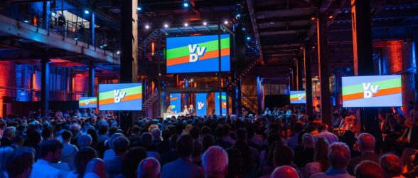 Congres VVD in Van Nelle Fabriek
