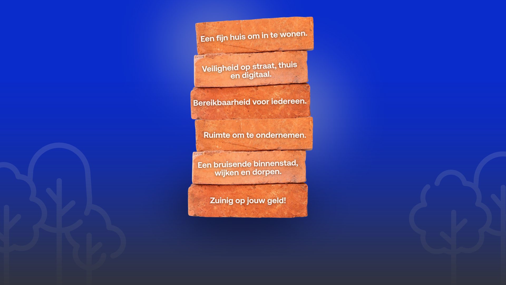 Tilburgse VVD focust op 6 bouwstenen.