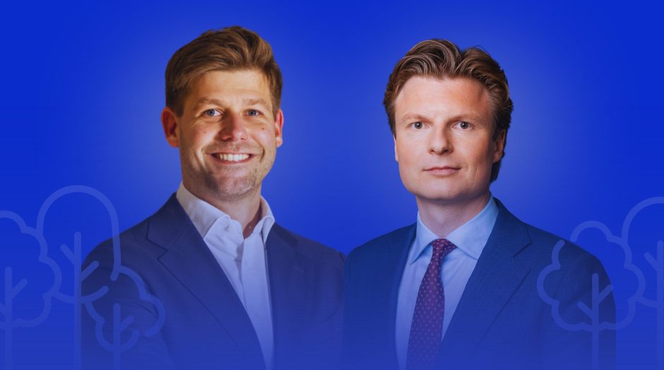 Ruben Brekelmans en Niels van Stappershoef in Wilhelminapark