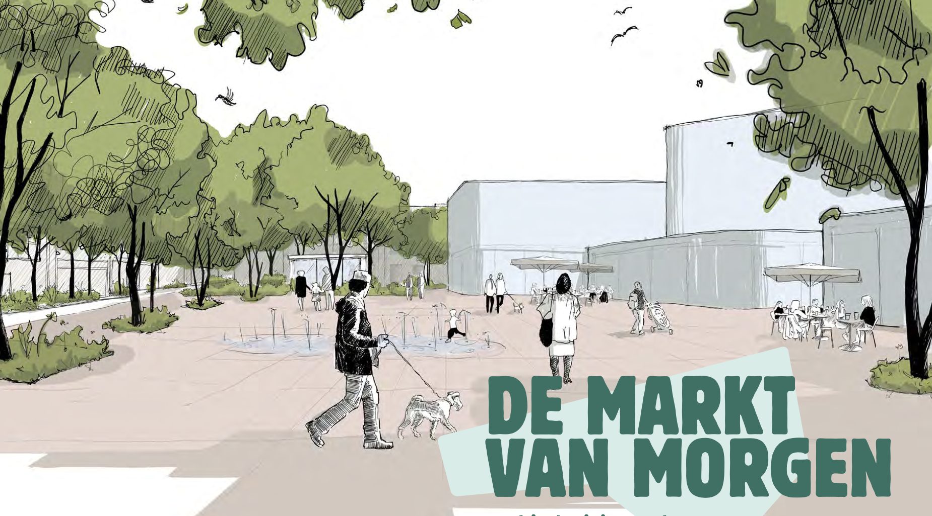 Een uitnodigend Marktplein met een nieuw Huis voor Cultuur & Ontmoeting