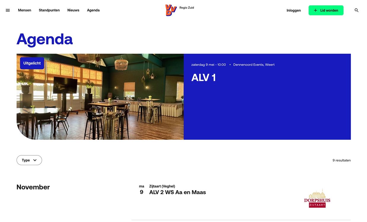 Nieuwe site