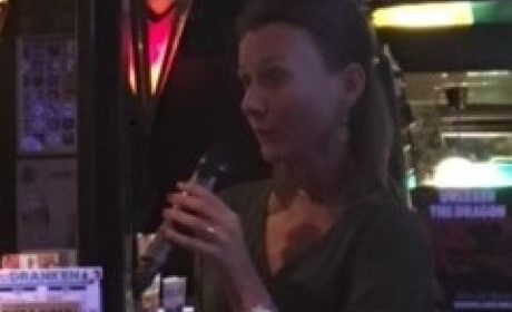 Caroline Nagtegaal tijdens het Politiek Café