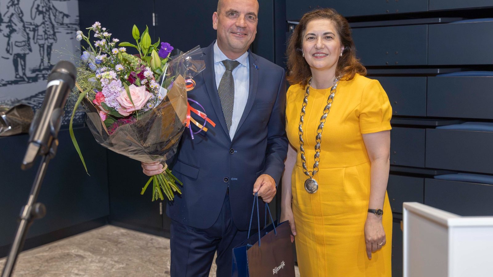 Werner van Damme en Huri Sahin