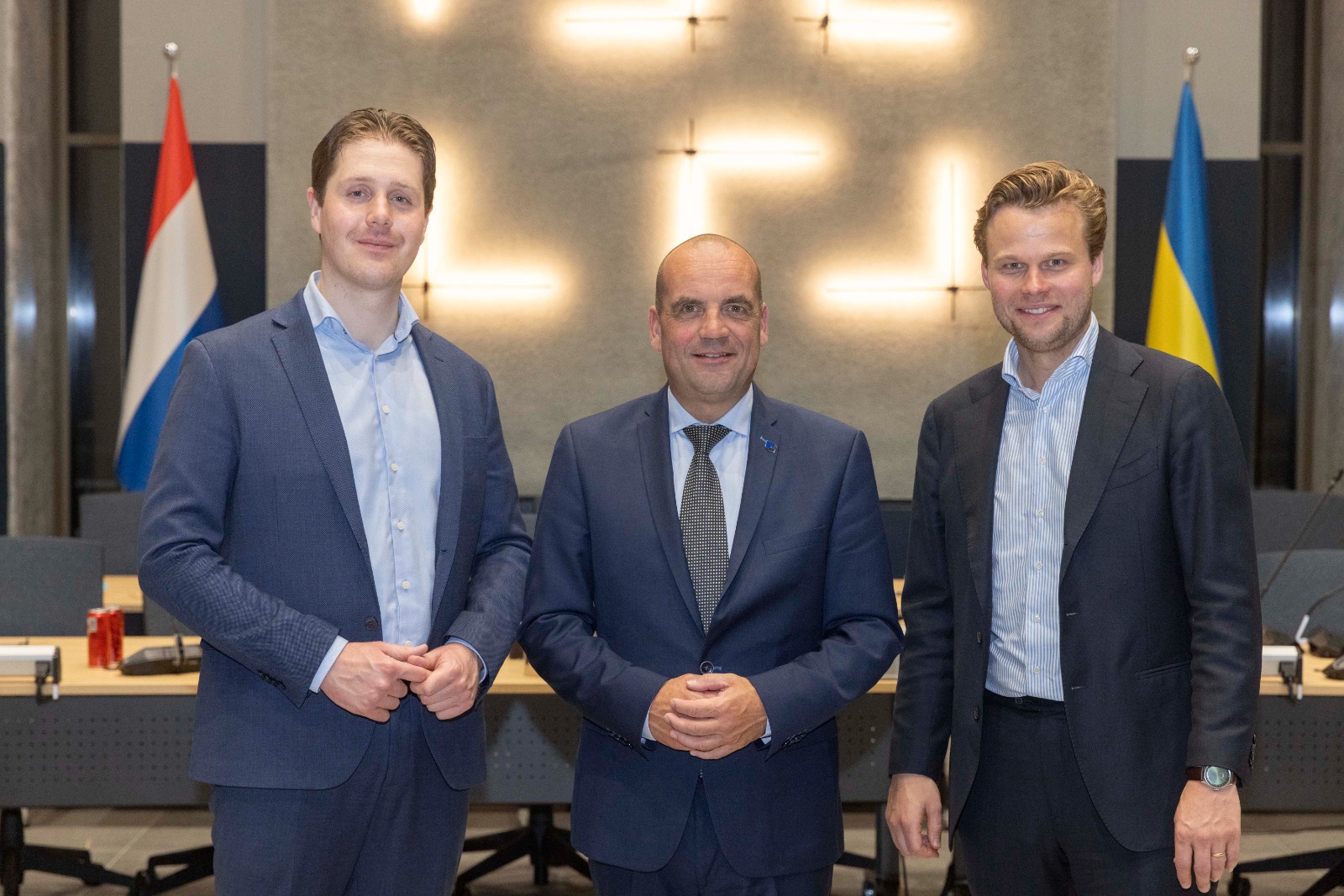 Jordy Loof, Werner van Damme en Folkert Stuij